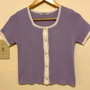 Knit top made in Korea